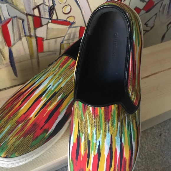 ❤HostPick X2💚Celine Multicolor Flat Sneakers - Picture 3 of 9